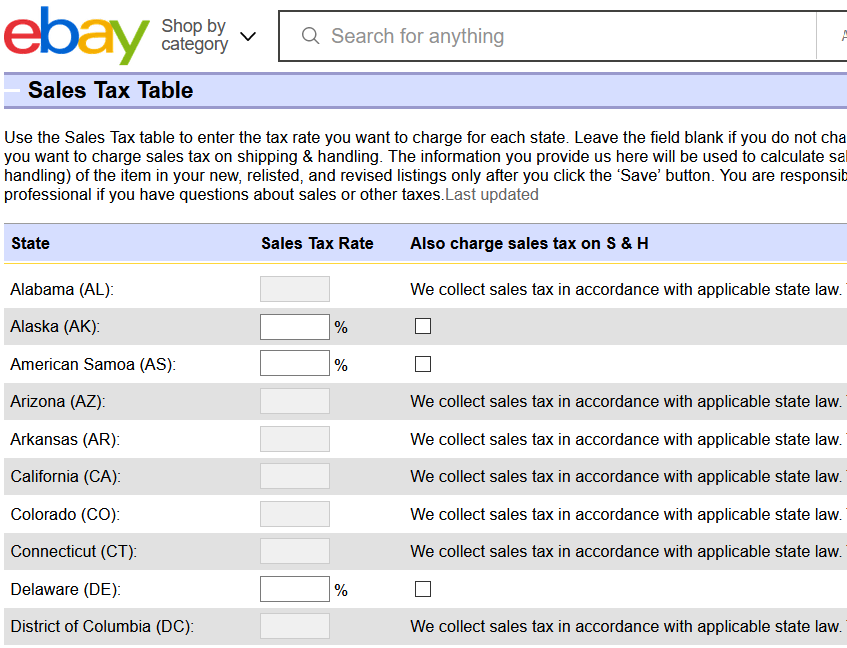 ebay seller fees