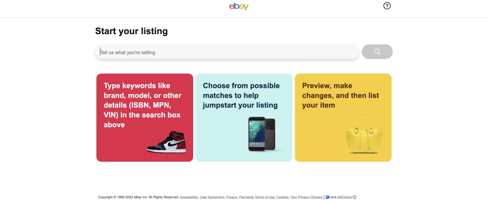 how to send ebay items